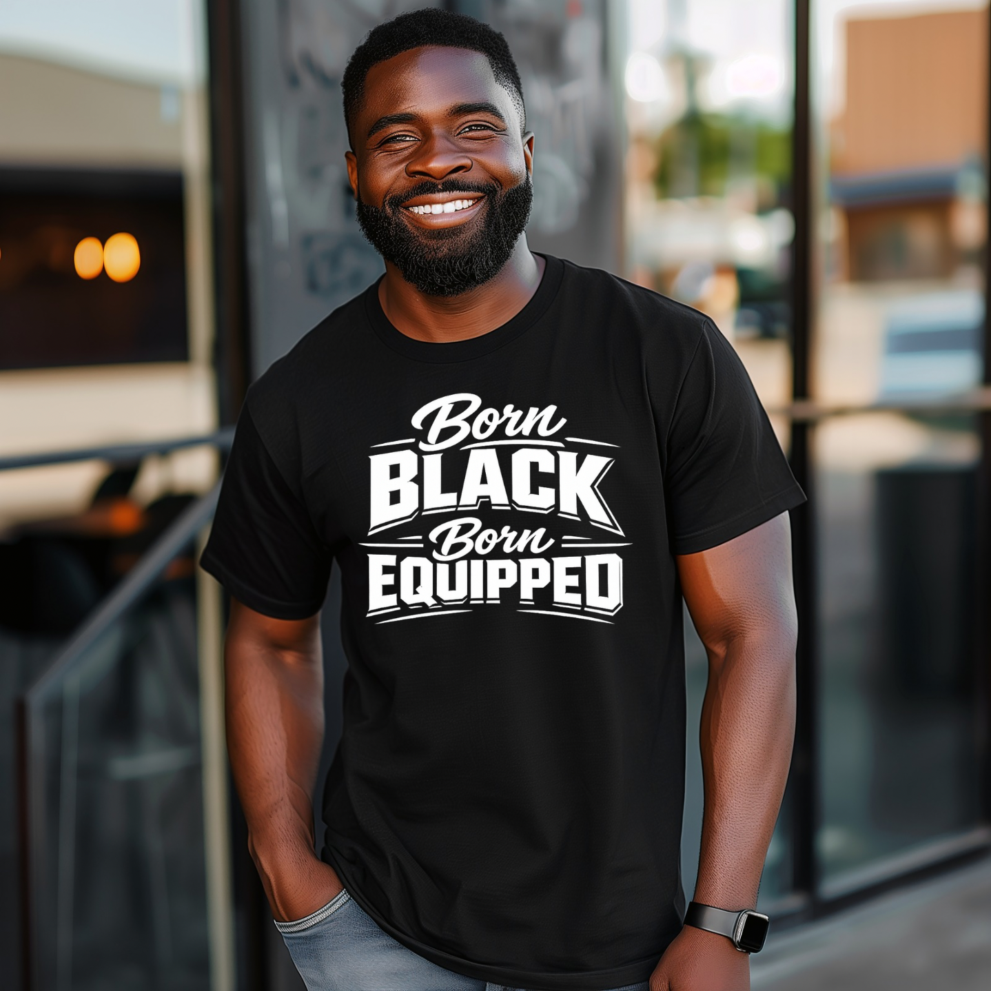 Born Black, Born Equipped Unisex Tee