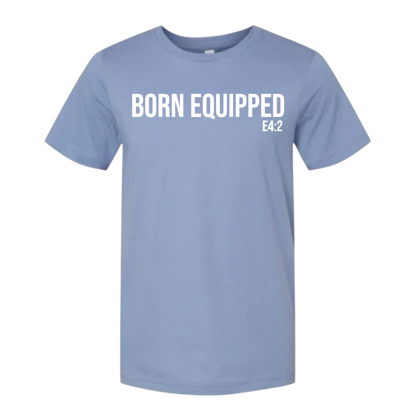 Born Equipped Signature Tee | Lavender Blue