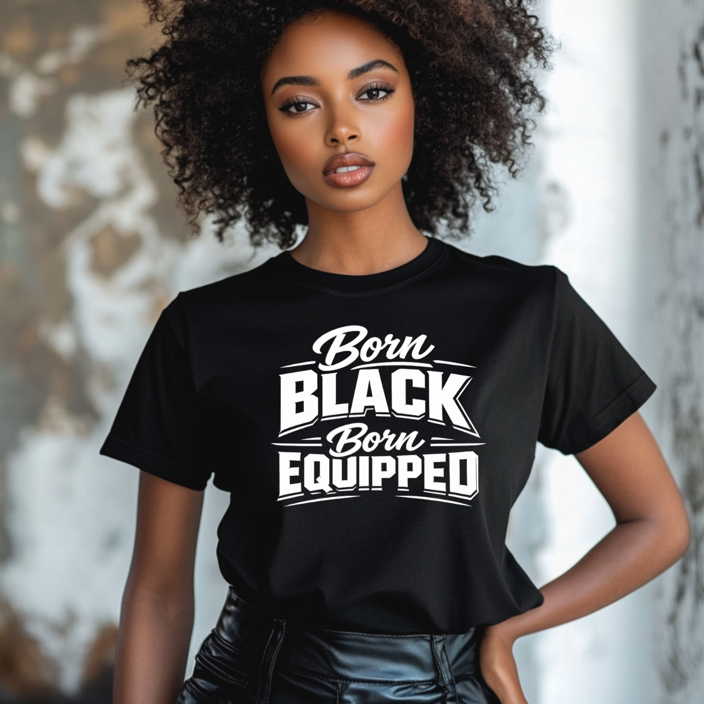 Born Black, Born Equipped Unisex Tee