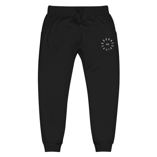 Embroidered- Unisex fleece sweatpants